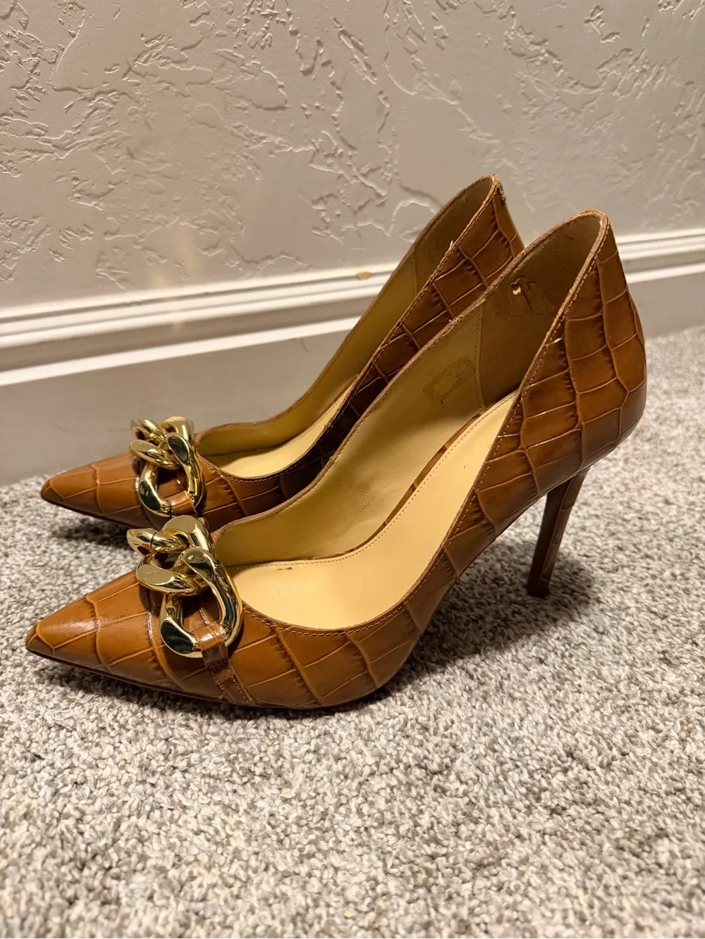Michael Kors croc embossed